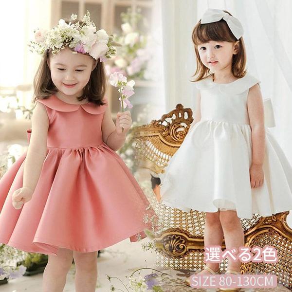 新生活 気楽 ドレス 女の子 子供ドレス こどもドレス 子供フォーマル キッズ ショート丈ドレス 七五三 コンクール ピアノ ショート丈 ジュニアドレス 記念撮...