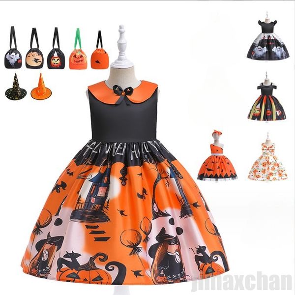 新生活 ハロウィン 子供 仮装 女の子 手提げ付き 子供ドレス ワンピース 魔法使い 可愛い 100 110 120 130 140 150 人気 ワンピース ...