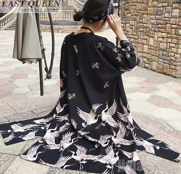 新生活 気楽 ロング 鶴 法被 着物 ローブ 羽織り コスチューム コスプレ衣装 ダンス衣装 和柄 法被 鶴法被 半纏 はんてん ハッピ はっぴ 長半纏 半天 ...