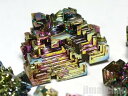 新生活 気楽 ビスマス結晶 レアメタル 200g 迷宮と階段 結晶 高品質 天国への階段 虹色の金属 ビスマス 虹色 風水 パワーストーン 天然石 原石 贈り物...