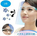 新生活 気楽 フェイスシールド メガネ型 クリア フェイスガード 眼鏡型 医療用 フェースシールド 透明シールド フェイスカバー 透明マスク 眼鏡タイプ メガネタイプ 透明 クリア 軽