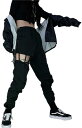 新生活 気楽 ダンス衣装 ナイロンパンツ スケーター ステージ衣装 ダンス 衣装 ボトムス ストリート HIPHOP 原宿 派手 透け編み セクシー ウェア メ...