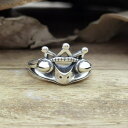 新生活 気楽 リング 王冠 王様 カエル 蛙 シルバーアクセサリー シルバーリング 指輪 銀 蛙 フロッグ かえる 金運 安全 無事に帰る 願掛け ユニーク キ...