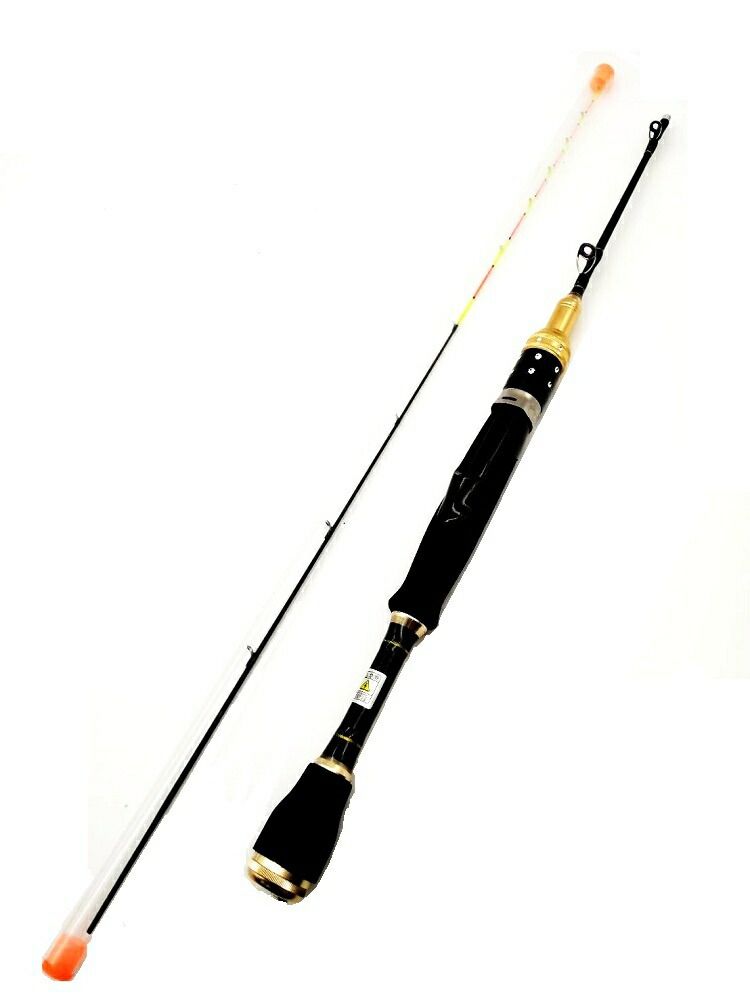 新生活 気楽 筏竿穂先 2ピース 長さ調節可能 97.5-120cm チヌ ブラック 釣り フィッシング 極細穂先 チヌ 黒鯛 釣り具 フィッシング 筏 イカダ...