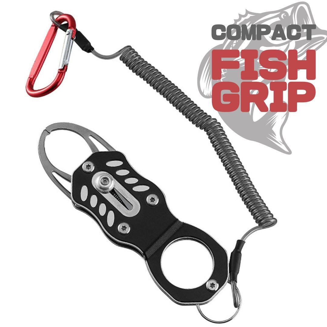 新生活 気楽 釣具 ミニ フィッシュグリップ ブラック 魚つかみ 釣り 逃さない 大物 暴れる魚 握りやすい 安全 扱いやすい 女性向け 軽量 魚掴み 鋭い歯 ...