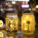 新生活 気楽 照明 ソーラー 瓶 フロスト ライト LED ランタン 屋外 スイッチ点灯 デッキ ガーデン イルミ 庭 玄関 灯 飾り イルミネーション デコレ...