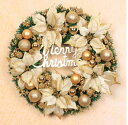 ギフト クリスマスリース30cm40cm50cm60cm クリスマス飾り 【おしゃれ】【玄関ドア】【プレゼント】【ナチュラル】【壁掛け】【飾り】 シルバー ゴー...