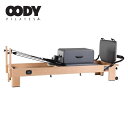 【公式】OODY PLATES リフォーマー スプリング5本 オーディー ピラティス 業務用 プロ スタジオ ジム トレーニング ホワイトメープル アルミ合金 ...