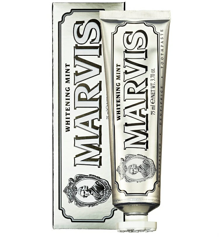 MARVIS(マービス) ホワイト・ミント歯磨き粉 爽やかミント味 オーラルケア イタリア製 75ml