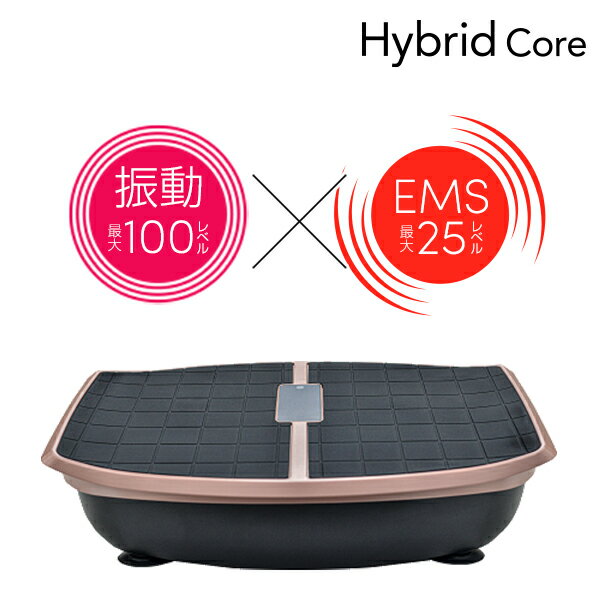 ハイブリッドコア　Hybrid Core リモコン・e-ボディバンド・マット付属　振動ボード+EMS機能　有酸素運動 バランストレーニング 体幹トレーニング　下半身の筋肉トレーニング　自宅トレーニング 巣ごもり ハイブリットコア1年保証【送料無料】