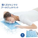 エコクールジェルマット（小サイズ）　Eco Cool Mat (小サイズ) 奥行 約26.0×幅 約36.0×高さ 約1.0(cm) ひんやり爽快 ジェルが熱を吸収 凍らせないから固くならず冷えすぎない！　