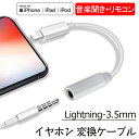 iPhone用 イヤホン 変換 アダプタ ケーブル lightning 3.5mm アイホン ヘッドホンジャック アダプター (リモコン/音楽) iPhone 11/11 Pro/11 Pro Max/iPhoneX/Xs max/Xr/8/8plus/7/7plus 対応 (iOS 10に以上対応)