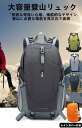 登山 リュック 登山バッグ ナイロン 40L 大容量 バックパック リュックサッ レッド グリーン ネイビー ブルー ブラック イエロー 山ガールク 防水 軽量 山登り バック 多機能 キャンプ用リュック 防災バッグ キャンプ ハイキング アウトドア 男女兼用(4)