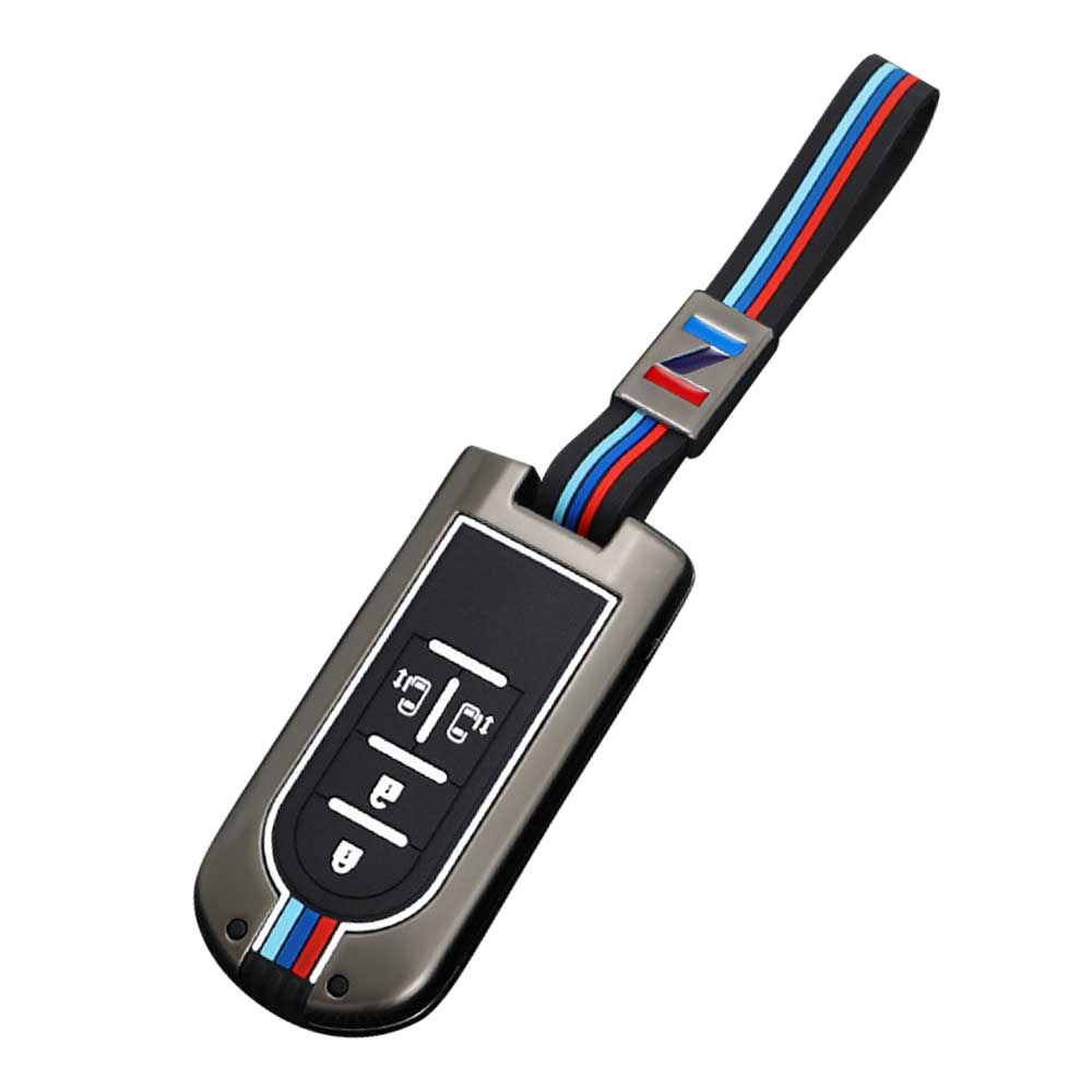 製品の内容：トヨタ専用キーカバー×1 キーホルダー×1 （スマートキーを含まない）(グレードや年式によって適合しない場合があります。お使いのスマートキーの形状を必ず確認ください。)上質の材料 : トヨタ キーケースには高品質亜鉛合金+シリコンで構成されており、亜鉛合金の表面を研磨し、手触りが非常に滑らかで、使いやすく、耐摩耗性と耐久性があり、防水性があります。変形しにくく、保護効果も高いです。長期間の使用によるキーの損傷や色あせを防ぐために、快適で完全に包まれているように感じます。画像撮影時の状況や、PC上の環境により多少色合いが異なって見える場合があります。画像と同形状のキーでしたら適合致します適合車種はあくまでも参考ですので、年式やグレード、装備等により装着出来ない場合が御座います必ずご自身のキー形状と画像形状を良くご覧の上購入をお願い致します