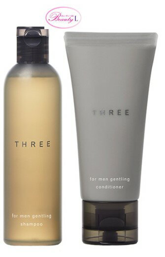 スリー コスメ メンズ スリー THREEフォー・メン　ジェントリング　シャンプー＆コンディショナー　ミニセット 【シャンプー　50ml+コンディショナー40g】(me)