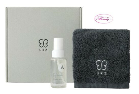 UKA ウカいつでもどこでも手にシュッシュ。今治タオル＋ハンドミストセット (u)