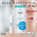 キュレル リップクリーム 2個セット リップケアクリーム プレゼント りっぷ 唇 ケア うるおい セラミド 乾燥 唇の荒れ 無香料 無着色 乾燥性敏感肌 リップ...