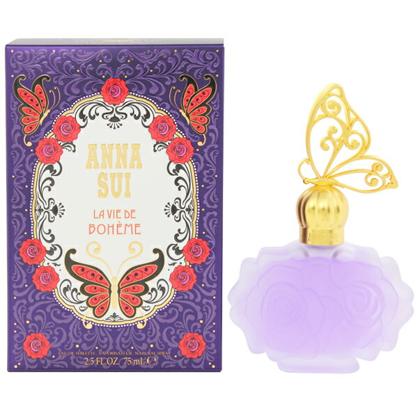 AiXC  ANNA SUI  B hD {G EDTESP 75ml y݁zytOX Mtg v[g a fB[XEpzy B hD {G LA VIE DE BOHEME EAU DE TOILETTE SPRAYz