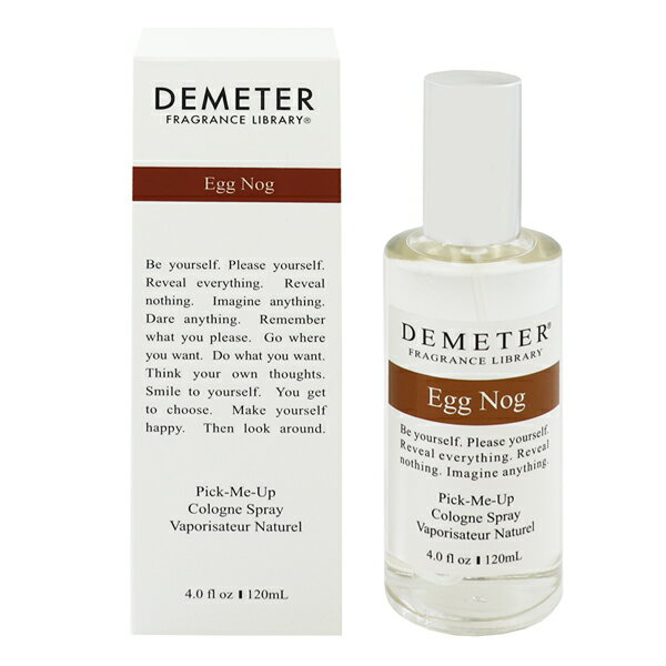 fB[^[  DEMETER GbOmbO EDCESP 120ml y(E)zytOX Mtg v[g a fB[XEpzyEGG NOG COLOGNE SPRAYz