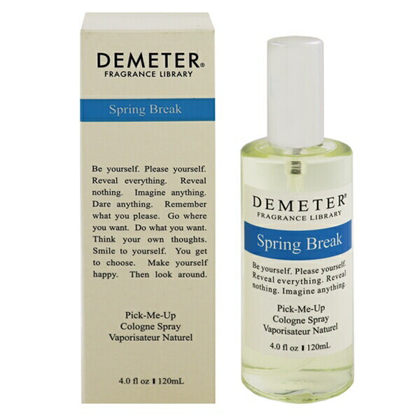 fB[^[  DEMETER XvO uCN (Ȃ) EDCESP 120ml ytOX Mtg v[g a fB[XEpzySPRING BREAK COLOGNE SPRAYz