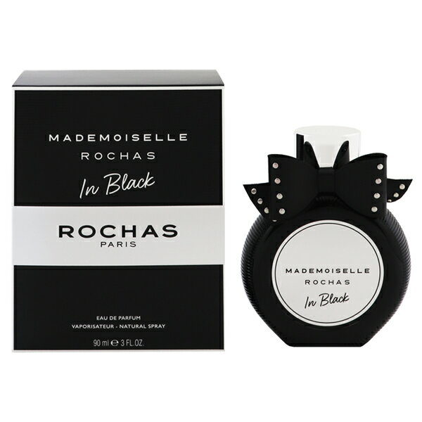  ROCHAS }hA[ VX C ubN EDPESP 90ml y݁zytOX Mtg v[g a fB[XEpzyMADEMOISELLE ROCHAS IN BLACK EAU DE PARFUM SPRAYz