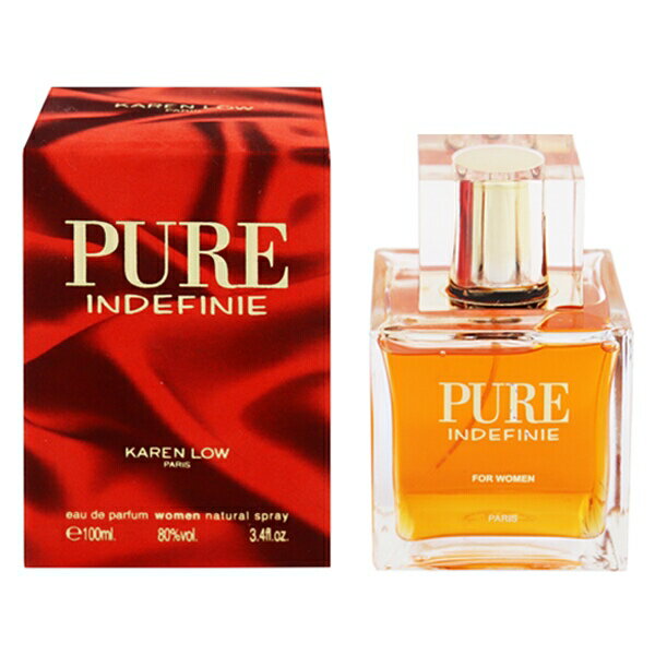 カレンロウ 香水 レディース ピュア インディフィニ EDP・SP 100ml 香水 フレグランス 新生活2025 ギフト PURE INDEFINIE WOMEN KAREN LOW
