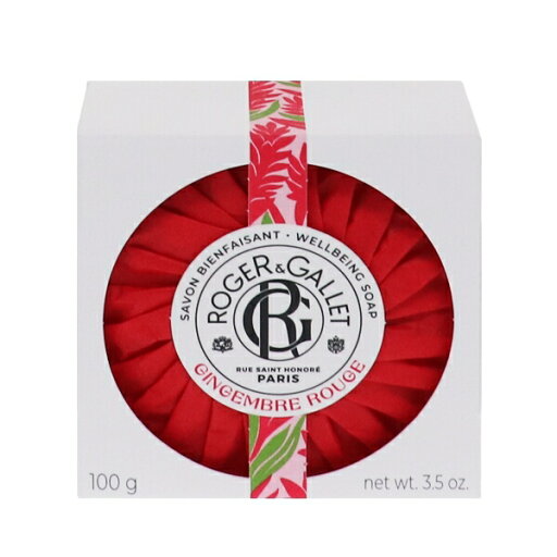 ロジェガレ サボン パフュメ ジンジャールージュ 100g GINGEMBRE ROUGE WELLBEING SOAP ROGER&GALLET ロジェガレ サボン パフュメ ジンジャールージュ 100g GINGEMBRE ROUGE WELLBEING SOAP ROGER&GALLET