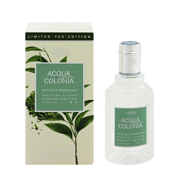  4711 ANARjA }b`tWpj EDCESP 50ml y(E)zytOX Mtg v[g a jZbNXEjpzy4711 ANARjA 4711 ACQUA COLONIA MATCHA  FRANGIPANI EAU DE COLOGNE SPRAYz