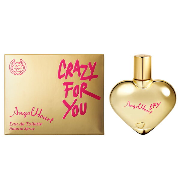 エンジェルハート 香水 ANGEL HEART エンジェルハート クレイジーフォーユー EDT・SP 50ml 【フレグランス ギフト プレゼント 誕生日 レディース・女性用】【エンジェルハート ANGEL HEART CRAZY FOR YOU EAU DE TOILETTE SPRAY】