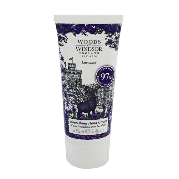 WOODS OF WINDSOR x_[ ibVO nhN[ 100ml ytOX Mtg v[g a {fBPAzyx_ LAVENDER NOURISHING HAND CREAMz