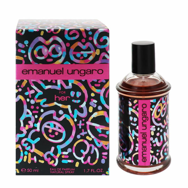 エマニュエル ウンガロ 香水 EMANUEL UNGARO エマニュエル ウンガロ フォー ハー EDP・SP 50ml 【フレグランス ギフト プレゼント 誕生日 レディース・女性用】【EMANUEL UNGARO FOR HER EAU DE PARFUM SPRAY】