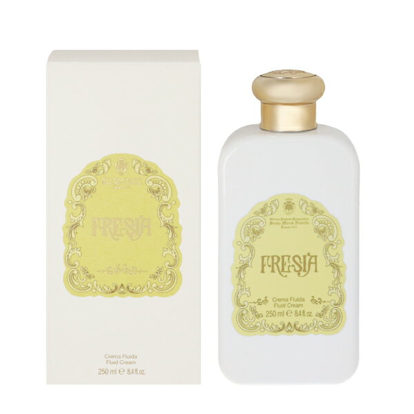 SANTA MARIA NOVELLA {fB~N t[WA (vX`bN{g) 250ml y(E)zytOX Mtg v[g a {fBPAzyFRESIA FLUID BODY CREAMz