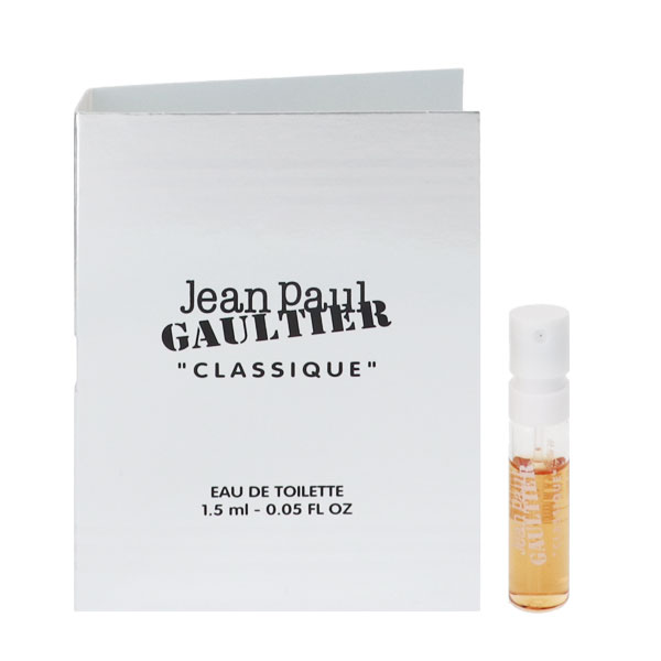 ジャンポール・ゴルチェ ジャン ポール ゴルチェ 香水 JEAN PAUL GAULTIER クラシック (チューブサンプル) EDT・SP 1.5ml 【フレグランス ギフト プレゼント 誕生日 レディース・女性用】【クラシック CLASSIQUE EAU DE TOILETTE SPRAY】