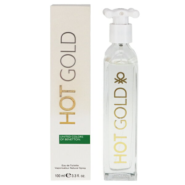 ベネトン 香水 メンズ レディース ホット ゴールド EDT・SP 100ml 香水 フレグランス  ...