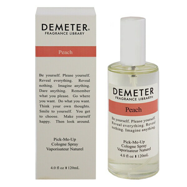 fB[^[  DEMETER s[` EDCESP 120ml y(E)zytOX Mtg v[g a fB[XEpzyNVbNx PEACH COLOGNE SPRAYz