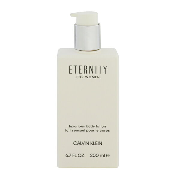 CALVIN KLEIN G^jeB OWAX {fB[V 200ml y(E)zytOX Mtg v[g a {fBPAzyETERNITY LUXURIOUS BODY LOTIONz