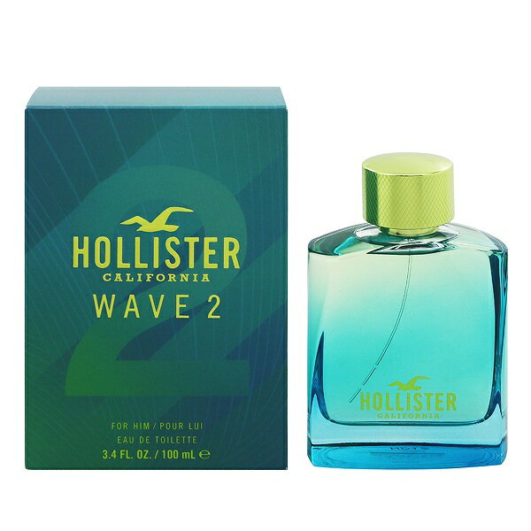 ホリスター 香水 メンズ ホリスター 香水 HOLLISTER ウェーブ 2 フォーヒム EDT・SP 100ml 【送料込み(沖縄・離島を除く)】【フレグランス ギフト プレゼント 誕生日 メンズ・男性用】【WAVE 2 FOR HIM EAU DE TOILETTE SPRAY】