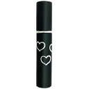 ヤマダアトマイザー 香水 メタルアトマイザー メタルポンプ 25122 15mm径 ハート彫刻 ブラック 3.5ml プレゼント 贈り物 ギフト YAMADA ...