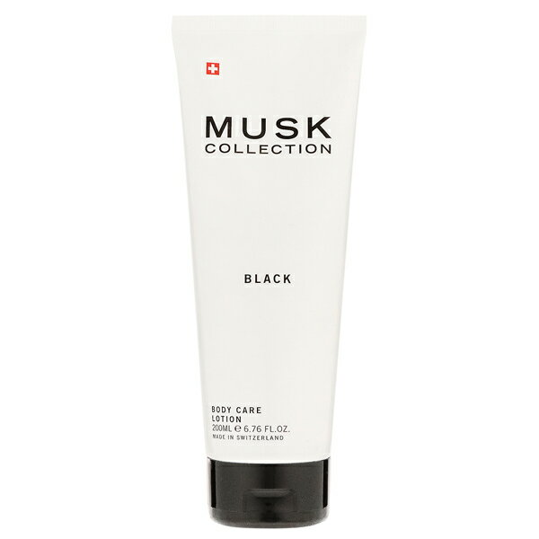 MUSK COLLECTION {fB[V XNRNV 200ml ytOX Mtg v[g a {fBPAzyMUSK COLLECTION BLACK BODY CARE LOTIONz