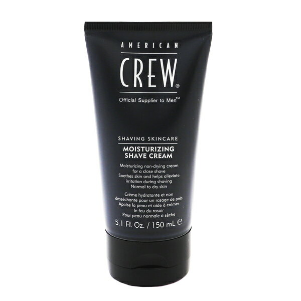 楽天ビューティーファイブアメリカン クルー AMERICAN CREW モイスチャーライジング シェーブクリーム 150ml 【あす楽】【化粧品・コスメ 男性用化粧品 シェービング】【MOISTURIZING SHAVE CREAM】