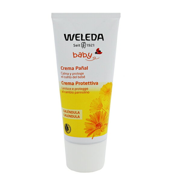 ヴェレダ WELEDA カレンドラ ベビーバーム 75ml 【あす楽】【化粧品 コスメ ボディケア 全身用】【CALENDULA BABY CREAM INTENSIVELY NOURISHES AND PROTECTS DELICATE SKIN】