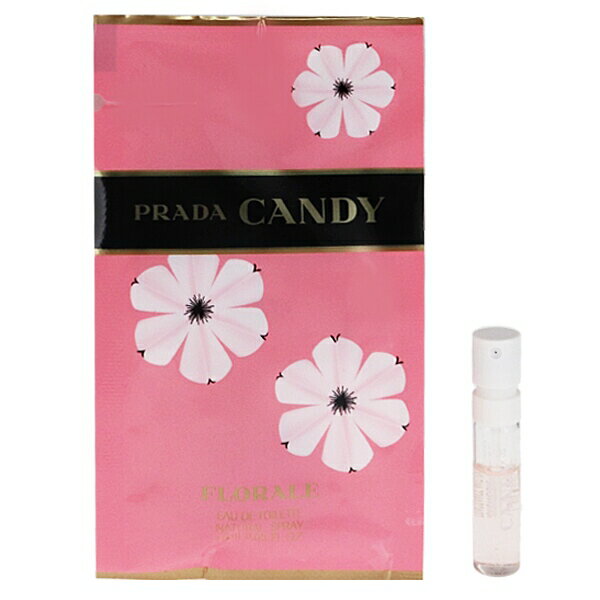 香水 PRADA キャンディ フロラーレ (チューブサンプル) EDT・SP 1.5ml 【送料無料】【フレグランス ギフト プレゼント 誕生日 レディース・女性用】【キャンディ CANDY FLORALE EAU DE TOILETTE SPRAY】