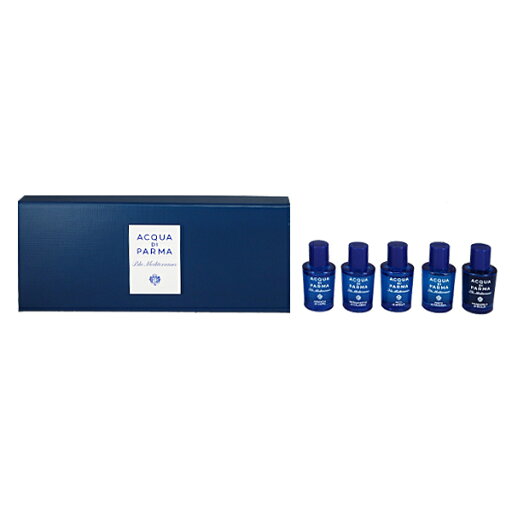 香水 ACQUA DI PARMA ブルーメディテラネオ ミニチュアセット 5ml×5 【送料込み】【フレグランス ギフト プレゼント 誕生日 ユニセックス・男女共用】【ブルーメディテラネオ BLU MEDITERRANEO】 香水 ACQUA DI PARMA ブルーメディテラネオ ミニチュアセット 5ml×5 【送料込み】【フレグランス ギフト プレゼント 誕生日 ユニセックス・男女共用】【ブルーメディテラネオ BLU MEDITERRANEO】