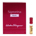 香水 SALVATORE FERRAGAMO シニョリーナ リベレ (チューブサンプル) EDP・SP 1.5ml 【送料無料】【フレグランス ギフト プレゼン...