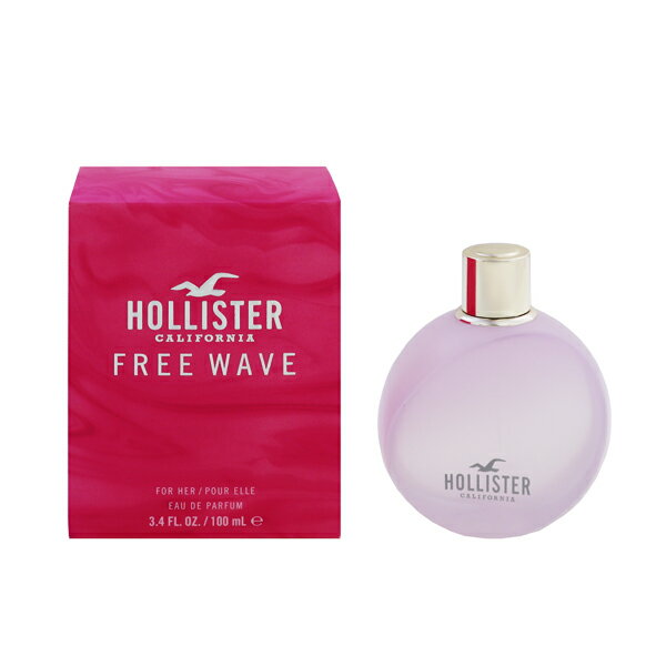 ホリスター 香水 HOLLISTER フリーウェーブ フォーハー EDP SP 100ml 【あす楽 送料込み】【フレグランス ギフト プレゼント 誕生日 レディース 女性用】【FREE WAVE FOR HER EAU DE PARFUM SPRAY】