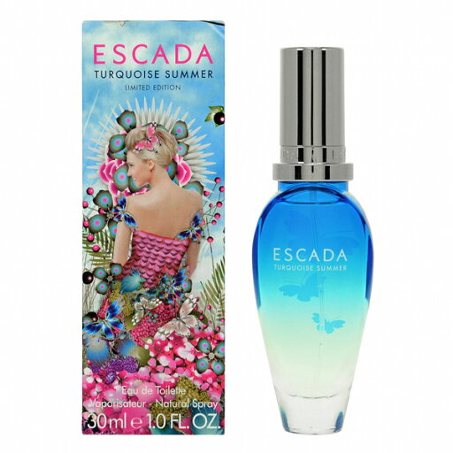 香水 ESCADA ターコイズサマー EDT・SP 30ml 【送料込み(沖縄・離島を除く)】【フレグランス ギフト 新生活2025 誕生日 レディース・女性用】【TURQUOISE SUMMER EAU DE TOILETTE SPRAY】 香水 ESCADA ターコイズサマー EDT・SP 30ml 【送料込み(沖縄・離島を除く)】【フレグランス ギフト 新生活2025 誕生日 レディース・女性用】【TURQUOISE SUMMER EAU DE TOILETTE SPRAY】
