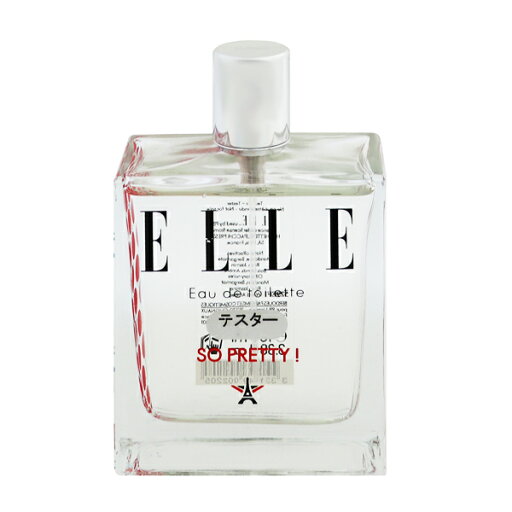 香水 ELLE ソー プリティ (テスター) EDT・SP 100ml 【フレグランス ギフト 新生活2025 誕生日 レディース・女性用】【ソ プリティ SO PRETTY! EAU DE TOILETTE SPRAY TESTER】 香水 ELLE ソー プリティ (テスター) EDT・SP 100ml 【フレグランス ギフト 新生活2025 誕生日 レディース・女性用】【ソ プリティ SO PRETTY! EAU DE TOILETTE SPRAY TESTER】