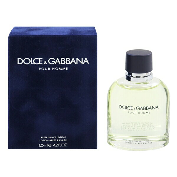 D＆G DOLCE＆GABBANA ドルチェ＆ガッバーナ プールオム アフターシェーブ ローション 125ml 【あす楽 送料無料】【フレグランス ギフト プレゼント 誕生日 シェービング剤・アフターシェーブ】【ドルチェ＆ガッバーナ DOLCE＆GABBANA POUR HOMME AFTER SHAVE LOTION】