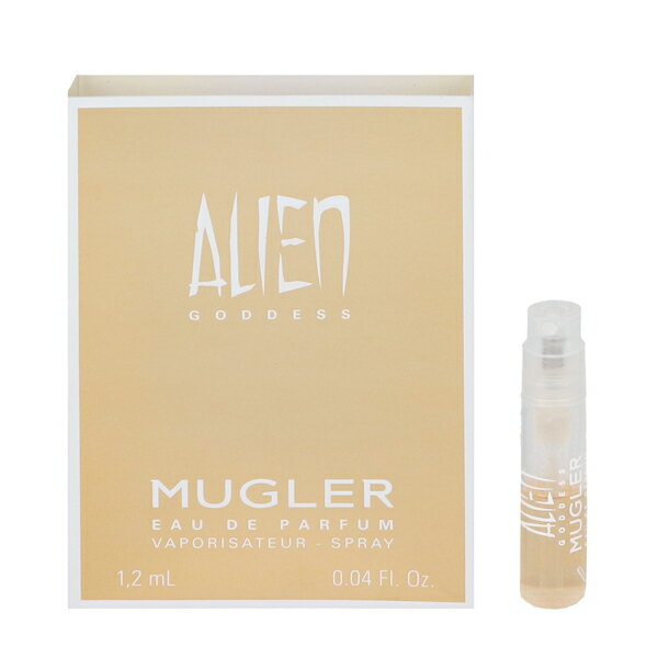 テュエリーミュグレー テュエリーミュグレー 香水 THIERRY MUGLER エイリアン ゴッデス (チューブサンプル) EDP・SP 1.2ml 【フレグランス ギフト プレゼント 誕生日 レディース・女性用】【エイリアン ALIEN GODDESS EAU DE PARFUM SPRAY】