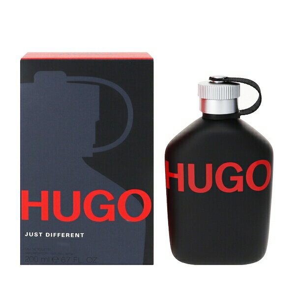 ヒューゴ・ボス ヒューゴボス 香水 HUGO BOSS ヒューゴ ジャストディファレント EDT・SP 200ml 【あす楽 送料込み】【フレグランス ギフト プレゼント 誕生日 メンズ・男性用】【ヒューゴ HUGO JUST DIFFERENT EAU DE TOILETTE SPRAY】